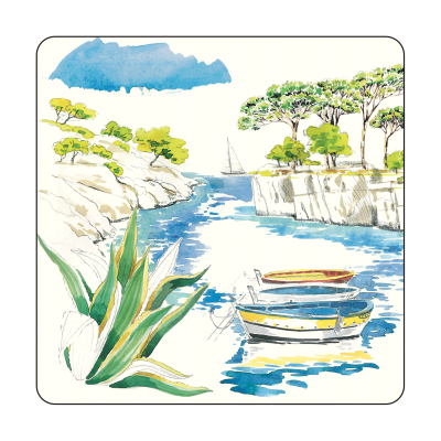 Набор из 4 подставок под бокалы