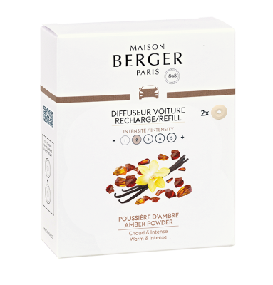 Сменные блоки 2шт для автодиффузора-клипсы Амбровая вуаль