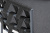 "Диего" стул плетеный из роупа, каркас из стали серый (RAL7022) муар, роуп темно-серый круглый, ткань темно-серая 027